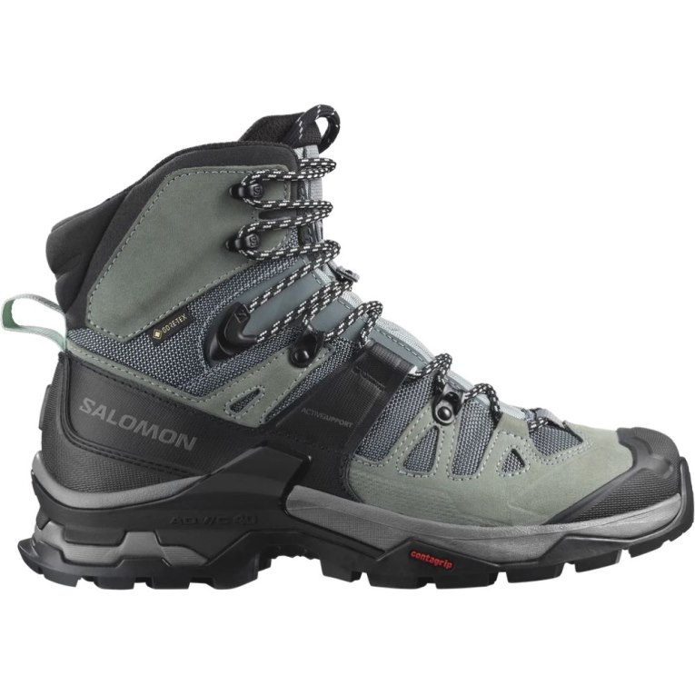 Botas Montaña Salomon Quest 4 GTX Mujer Verde Oliva Negros | MX FNHG415